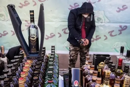 کشف ۶۰۰ بطری مشروبات الکلی در سرچم