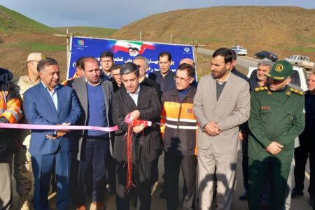 قطعه ۲ محور گرمی _موران با حضور استاندار اردبیل به بهره برداری رسید