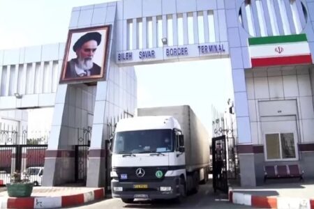 صادرات حدود ۶۰۰ هزار تن کالا از پایانه مرزی بیله سوار