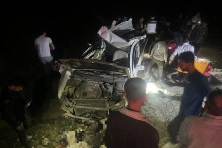۸ نفر مصدوم در اثر تصادف رانندگی در گرمی