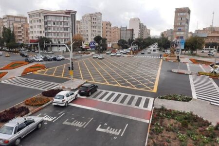تقاطع جانبازان اردبیل هوشمندانه کنترل می‌شود