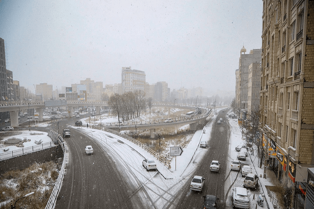 یخبندان شبانه و صبحگاهی در اردبیل