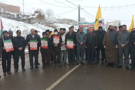 حماسه عشایر اصلاندوز در راهپیمایی ۲۲بهمن با حضور مدیرکل امور عشایر
