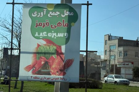 ایجاد۱۳ ایستگاه جمع آوری سبزه عید و ماهی قرمز توسط معاونت محیط زیست و خدمات شهری شهرداری اردبیل